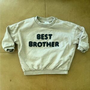 H&M Best Brother Sweatshirt 12M